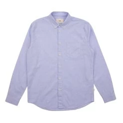 Relaxed Fit Shirt - Blue Texture