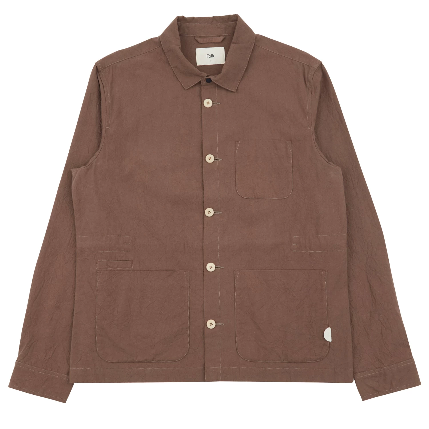 Assembly Jacket - Ash Brown Crinkle 3 Assembly Jacket - Ash Brown Crinkle