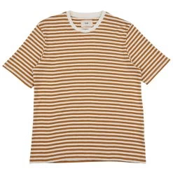 Classic Stripe Tee - Ochre/ Ecru