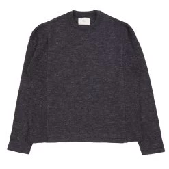 Lightweight Rib Crew - Soft Black