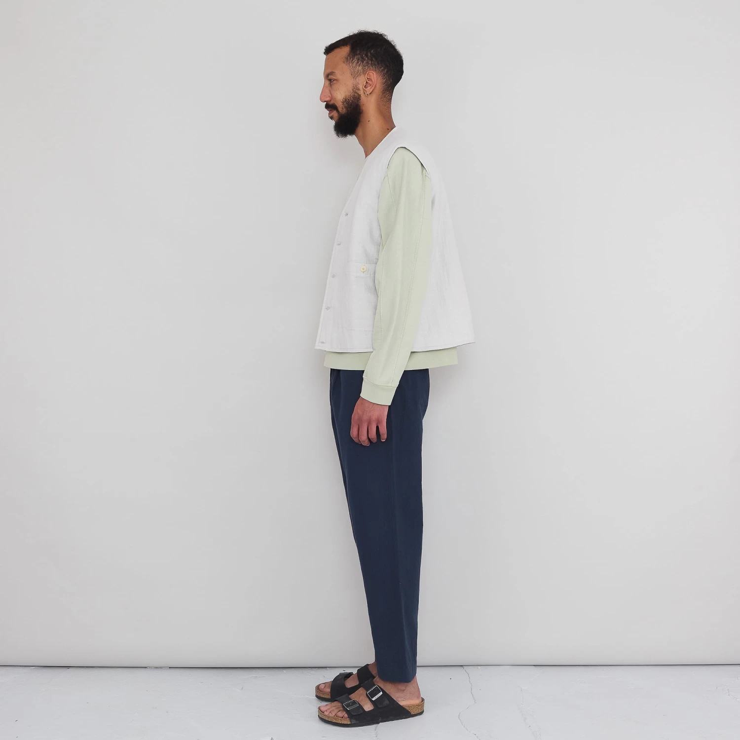 Drawcord Assembly Pant - Ash Navy Crinkle 10 Drawcord Assembly Pant - Ash Navy Crinkle - Image 8