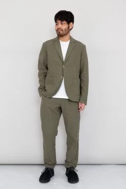 Cotton Linen Trouser Drawcord - Olive 13 Cotton Linen Trouser Drawcord - Olive -Clothing Sales Store Ryosuke SS23 336 1 aa3ddb24 f783 40b1 87bb 8ccb3a7939aa