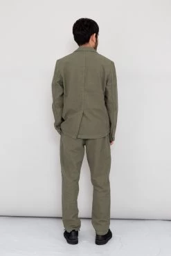 Cotton Linen Trouser Drawcord - Olive 10 Cotton Linen Trouser Drawcord - Olive -Clothing Sales Store Ryosuke SS23 342 3e3d7b93 37a2 443e 97a5 802d07ad5229