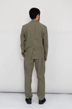 Cotton Linen Blazer - Olive -Clothing Sales Store Ryosuke SS23 342 973f2656 403f 454a a37a a9994e013de3