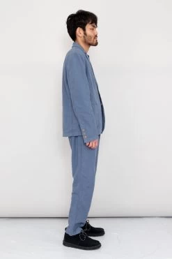 Cotton Linen Trouser Drawcord - Woad 20 Cotton Linen Trouser Drawcord - Woad -Clothing Sales Store Ryosuke SS23 345 3b44090a 9eee 4e39 9162 ba46ca29a442
