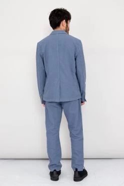 Cotton Linen Trouser Drawcord - Woad 21 Cotton Linen Trouser Drawcord - Woad -Clothing Sales Store Ryosuke SS23 346 04988f14 da00 4402 b8a8 7277b994f39d