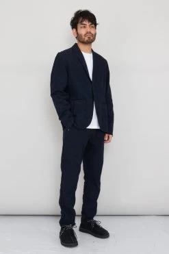 Cotton Linen Blazer - Soft Navy -Clothing Sales Store Ryosuke SS23 354 c02d94ec 59df 4b38 b7a4 1400db7c4dcb