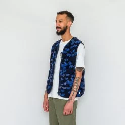 Collarless Puzzle Gilet - Stars And Flowers TH -Clothing Sales Store SS24preMarcelo 258