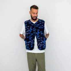 Collarless Puzzle Gilet - Stars And Flowers TH -Clothing Sales Store SS24preMarcelo 270