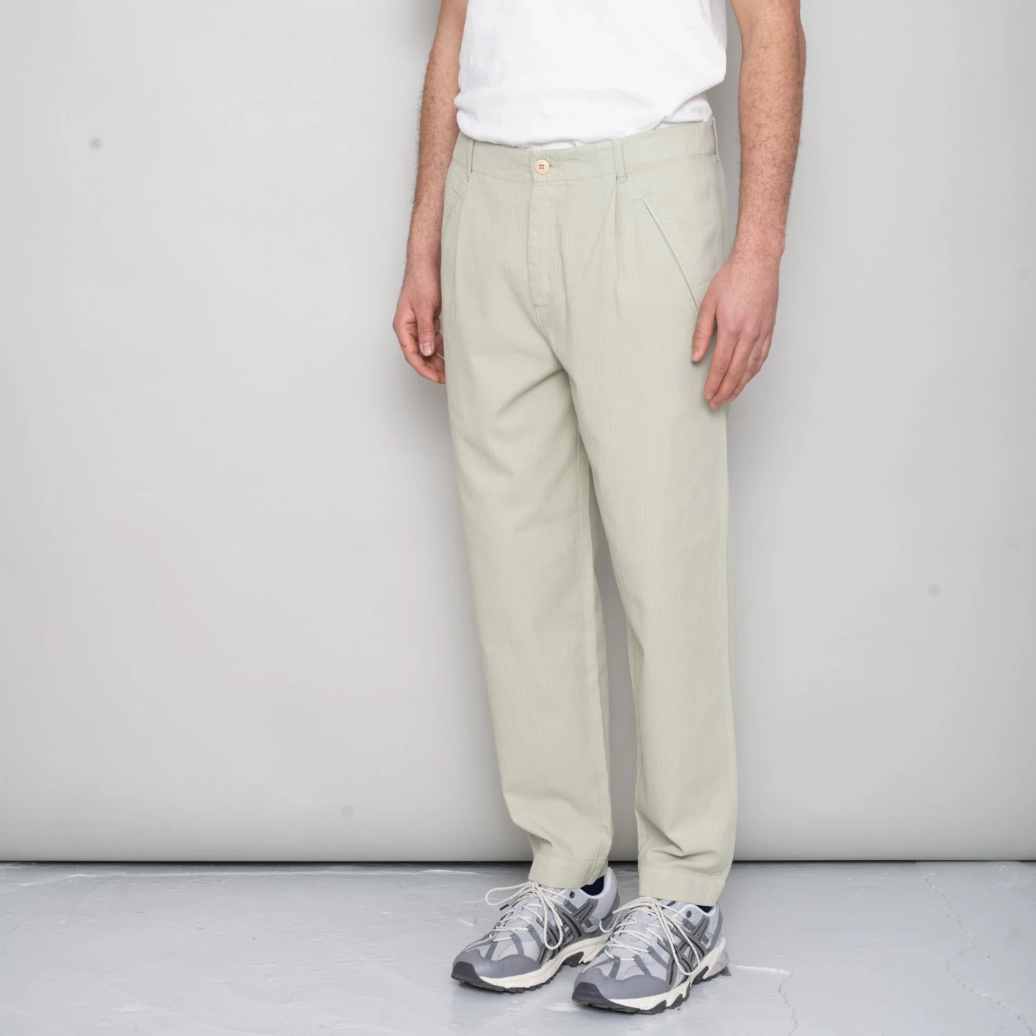 Assembly Pant - Light Olive Herringbone 4 Assembly Pant - Light Olive Herringbone - Image 2