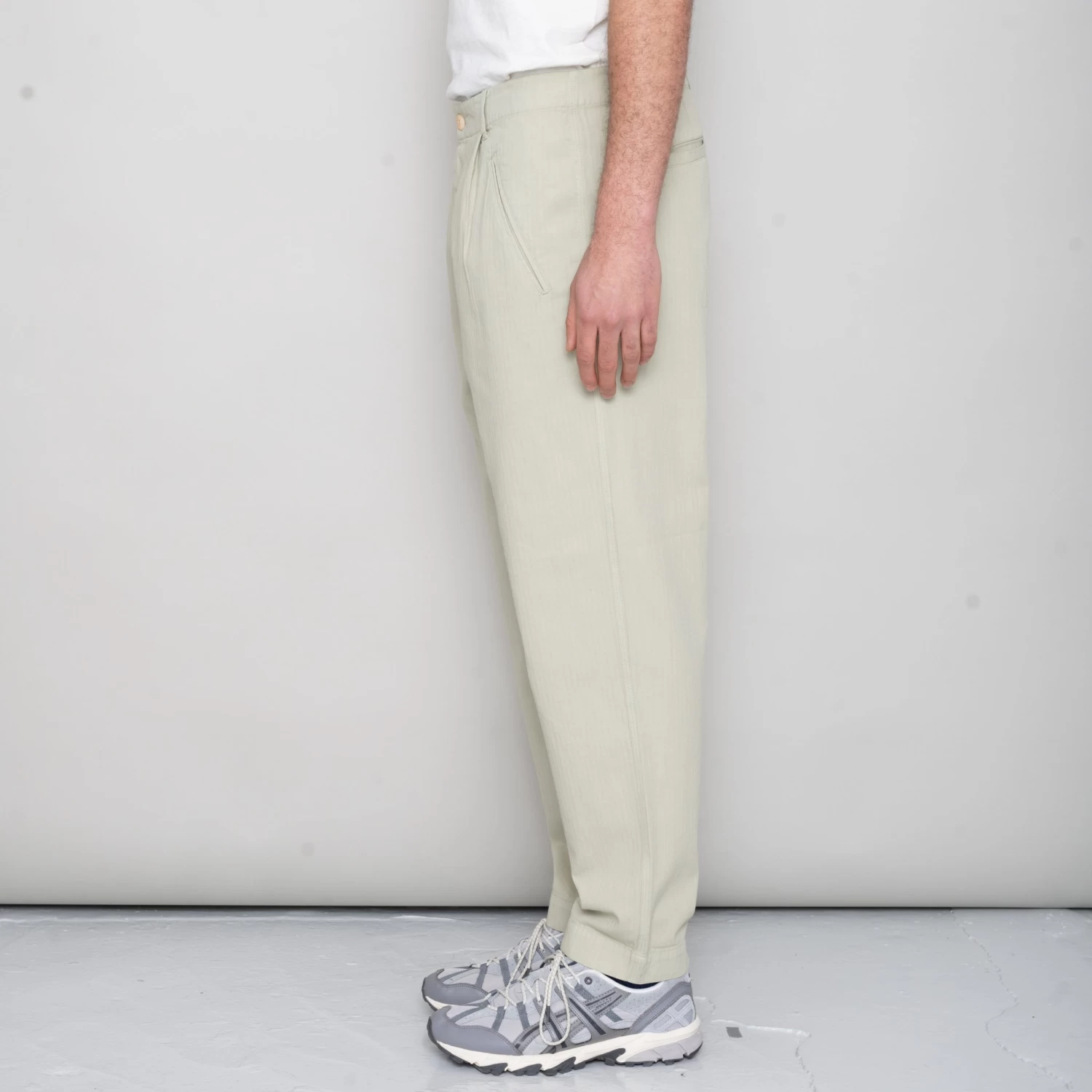 Assembly Pant - Light Olive Herringbone 7 Assembly Pant - Light Olive Herringbone - Image 5