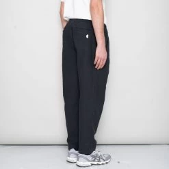 Drawcord Assembly Pant - Soft Black Linen -Clothing Sales Store SidneySS24trousers 070