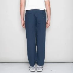 Assembly Pant - Ash Navy Crinkle -Clothing Sales Store SidneySS24trousers 074