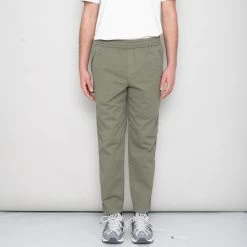 Drawcord Assembly Pant - Olive Seersucker -Clothing Sales Store SidneySS24trousers 108