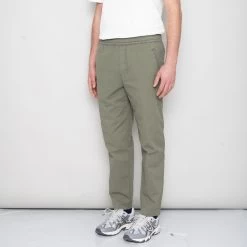 Drawcord Assembly Pant - Olive Seersucker -Clothing Sales Store SidneySS24trousers 110