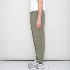 Drawcord Assembly Pant - Olive Seersucker -Clothing Sales Store SidneySS24trousers 111