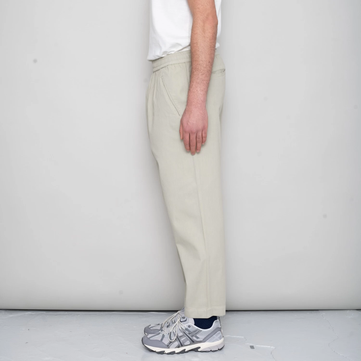 Drawcord Assembly Pant - Light Olive Herringbone 7 Drawcord Assembly Pant - Light Olive Herringbone - Image 5