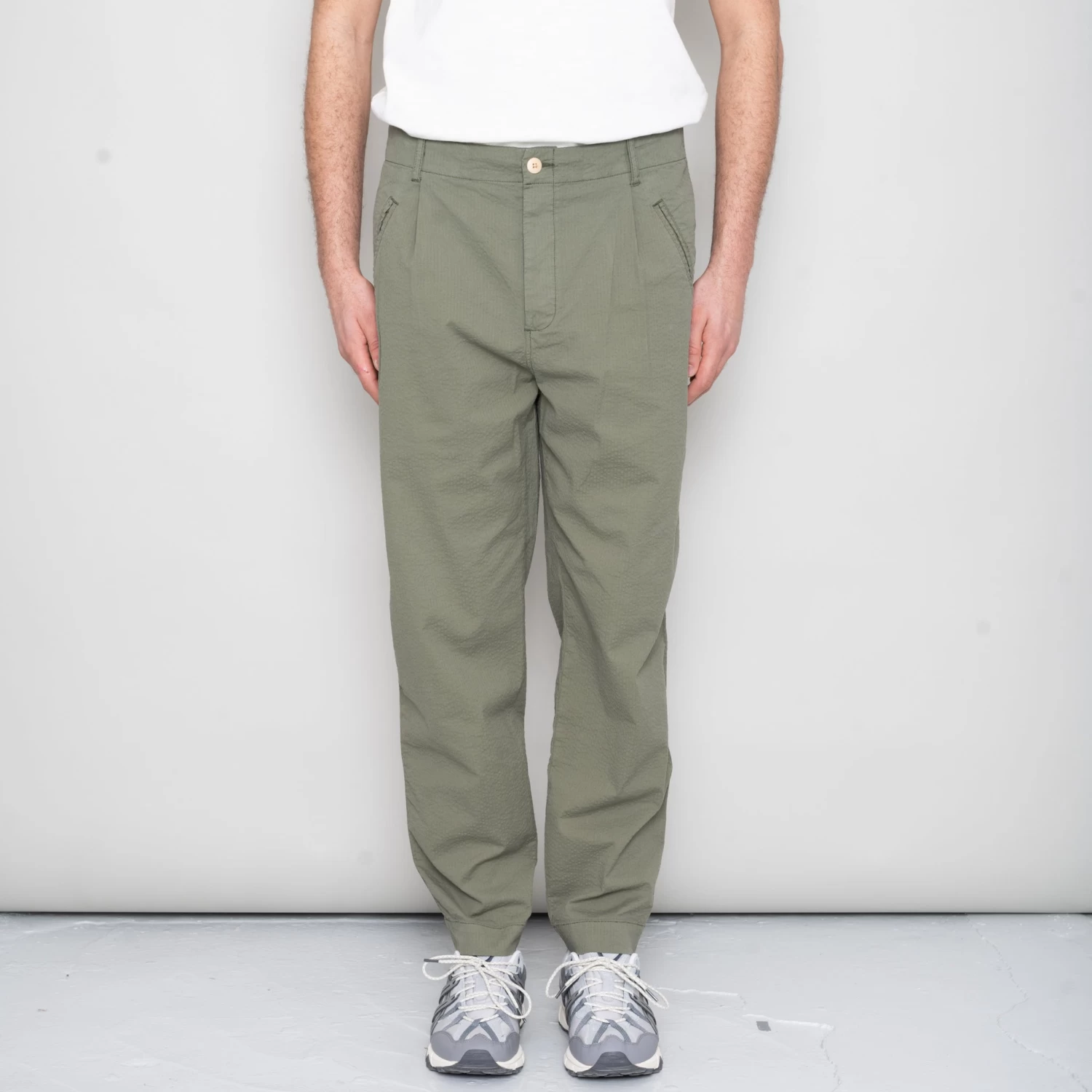 Assembly Pant - Olive Seersucker 6 Assembly Pant - Olive Seersucker - Image 4