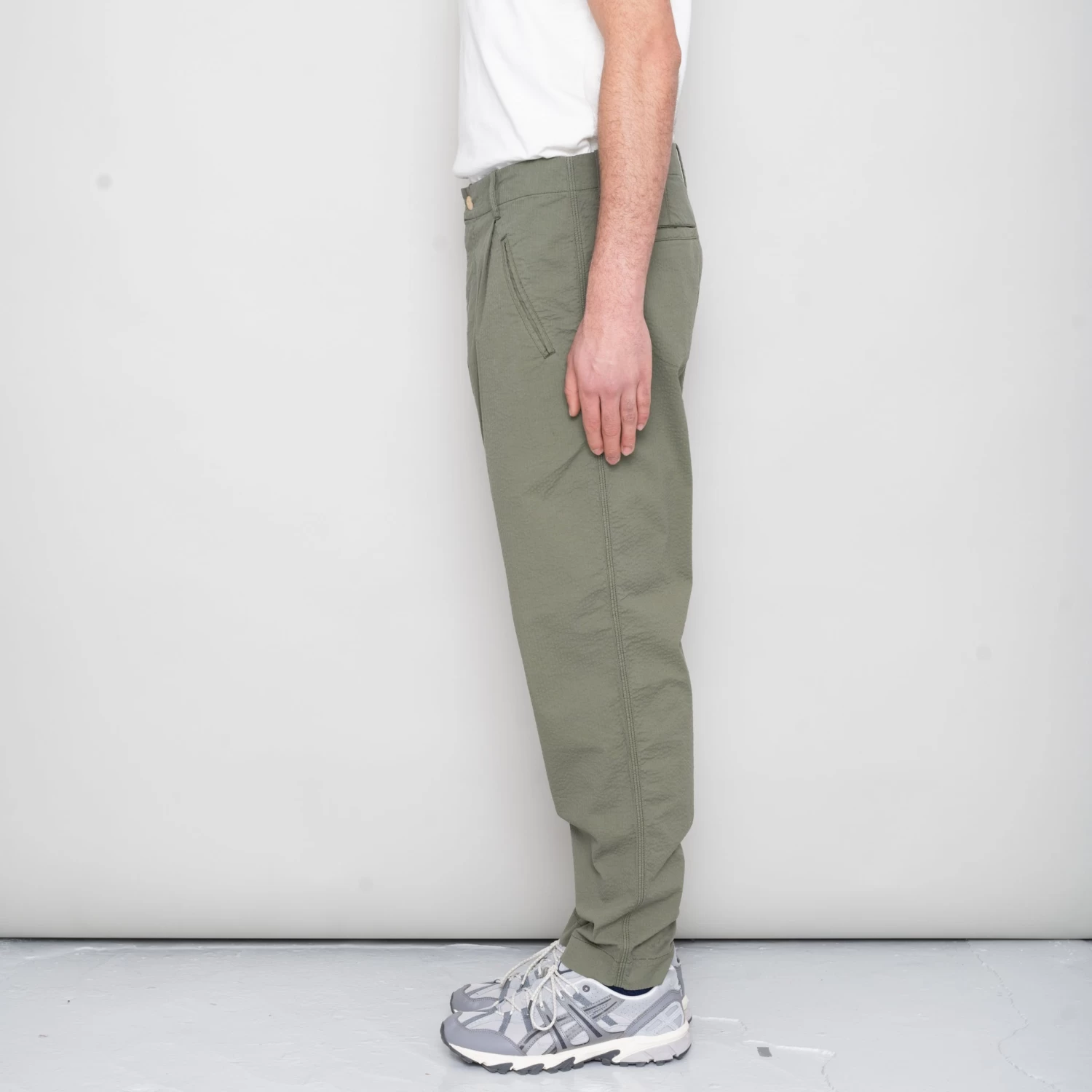 Assembly Pant - Olive Seersucker 7 Assembly Pant - Olive Seersucker - Image 5
