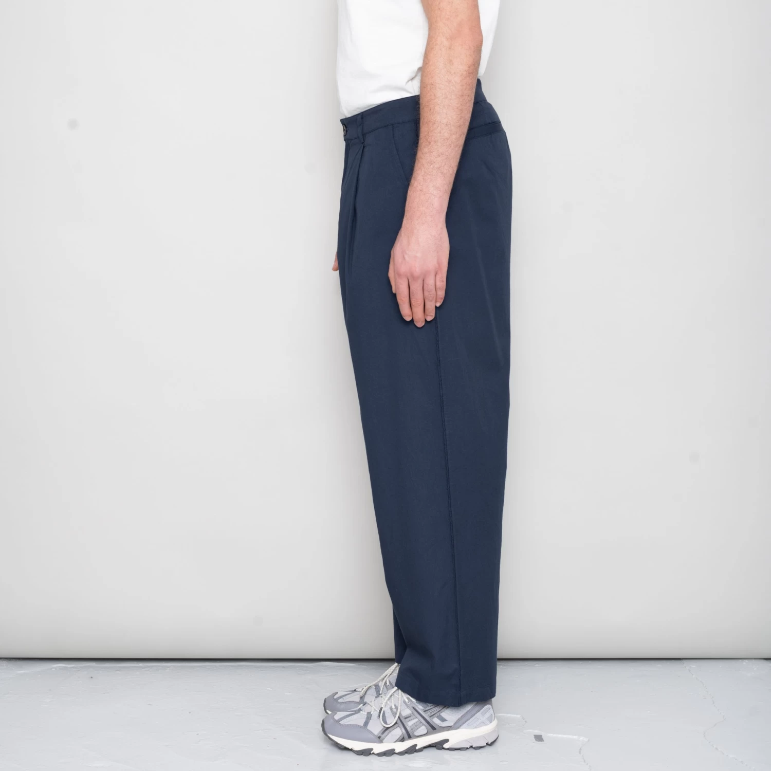 Wide Fit Trouser - Navy 7 Wide Fit Trouser - Navy - Image 5