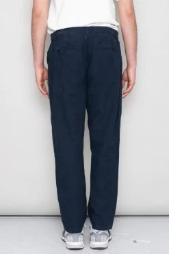 Cotton Linen Trouser Fixed - Soft Navy -Clothing Sales Store SidneySS24trousers 180