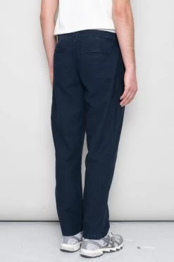 Cotton Linen Trouser Fixed - Soft Navy -Clothing Sales Store SidneySS24trousers 182