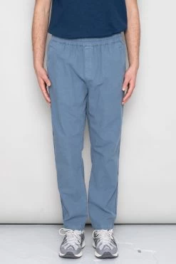 Cotton Linen Trouser Drawcord - Woad 16 Cotton Linen Trouser Drawcord - Woad -Clothing Sales Store SidneySS24trousers 196