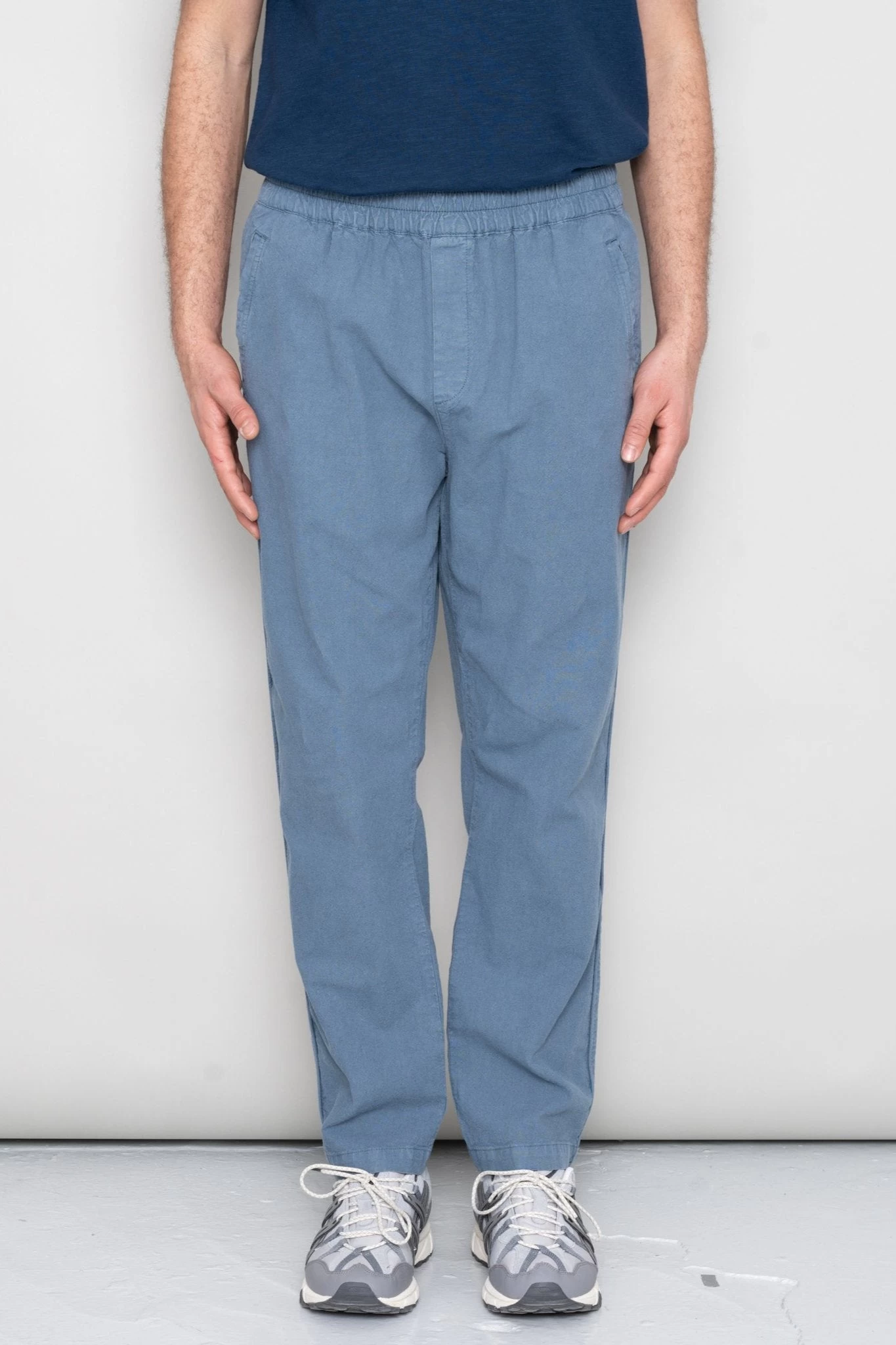 Cotton Linen Trouser Drawcord - Woad 6 Cotton Linen Trouser Drawcord - Woad - Image 4