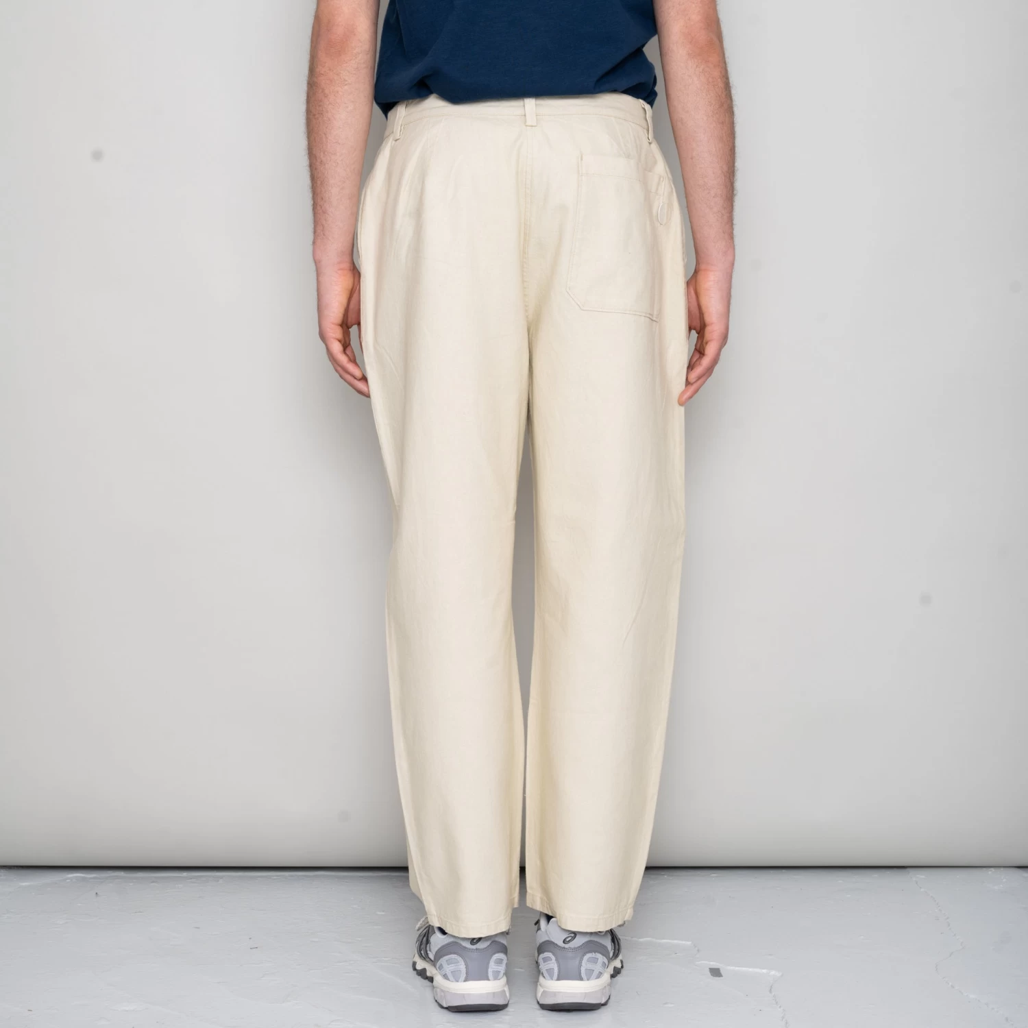 Barrel Leg Pant - Stone Hemp Canvas 9 Barrel Leg Pant - Stone Hemp Canvas - Image 7