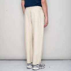 Barrel Leg Pant - Stone Hemp Canvas 13 Barrel Leg Pant - Stone Hemp Canvas -Clothing Sales Store SidneySS24trousers 219