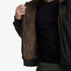 Pile Lined Hoodie Men Black -Clothing Sales Store a122eeb0 db35 46d1 9323 370f3042f3a0