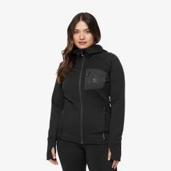 Illusion Hoodie Women Black/Anthracite
