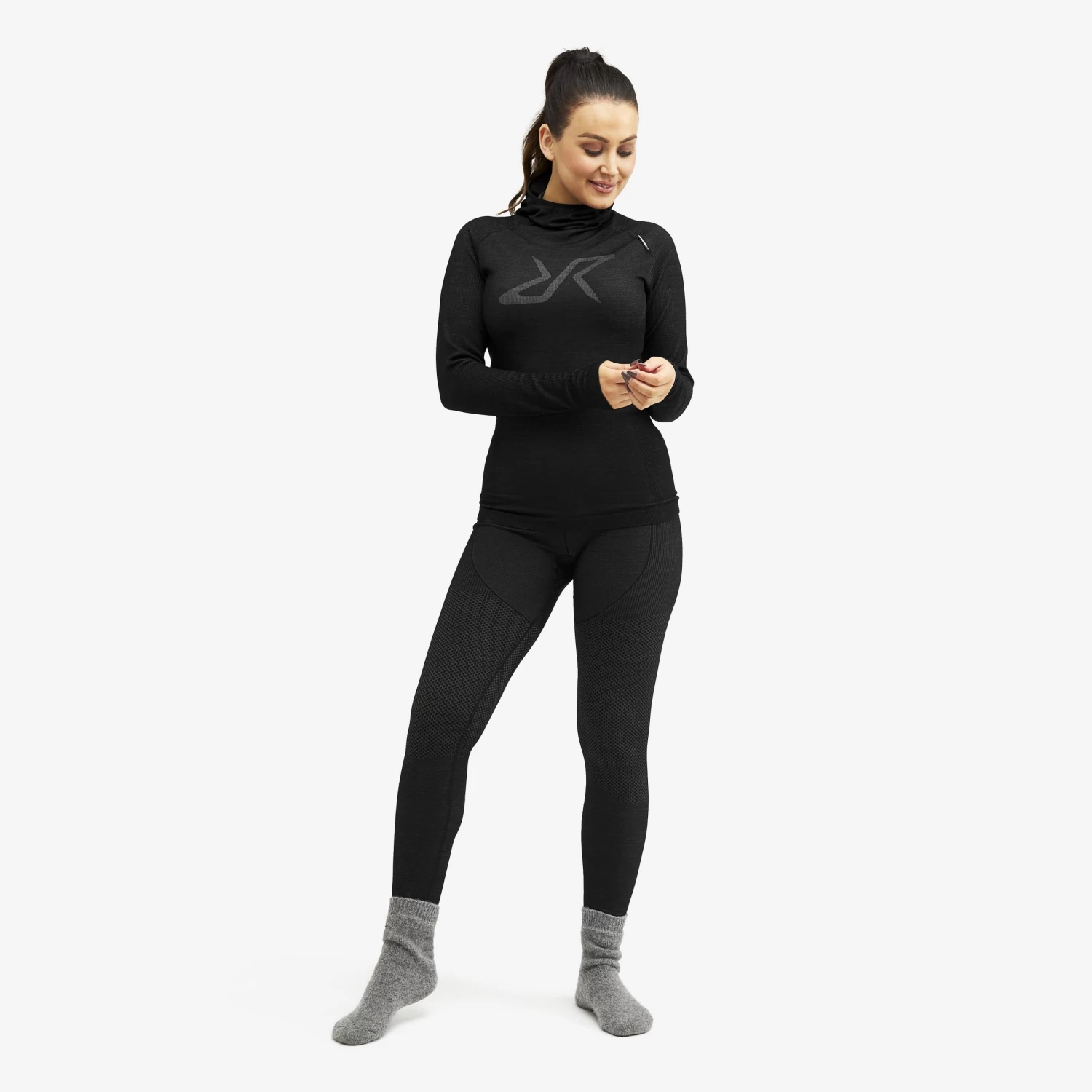 Fuse Merino Base Layer Set Women Anthracite 3 Fuse Merino Base Layer Set Women Anthracite