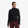 Prep Half-zip Top Women Black -Clothing Sales Store abd314cc f1f9 436e 963f 5f7b2efded2e