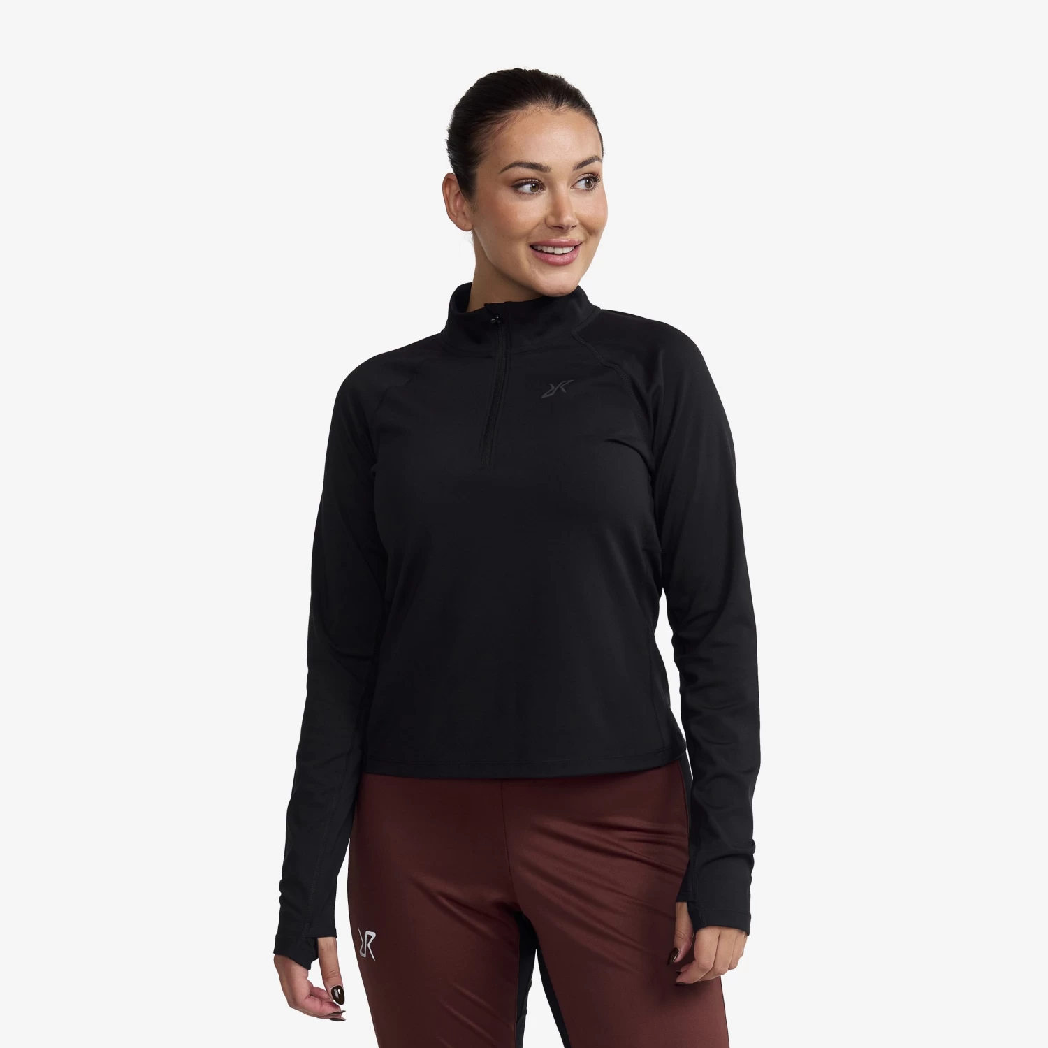 Prep Half-zip Top Women Black 3 Prep Half-zip Top Women Black
