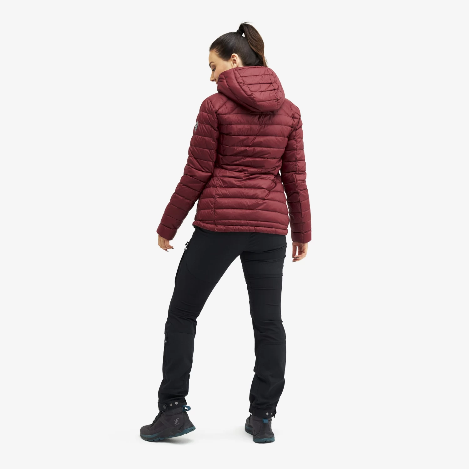 Helium Down Jacket Women Bison Red 5 Helium Down Jacket Women Bison Red - Image 3