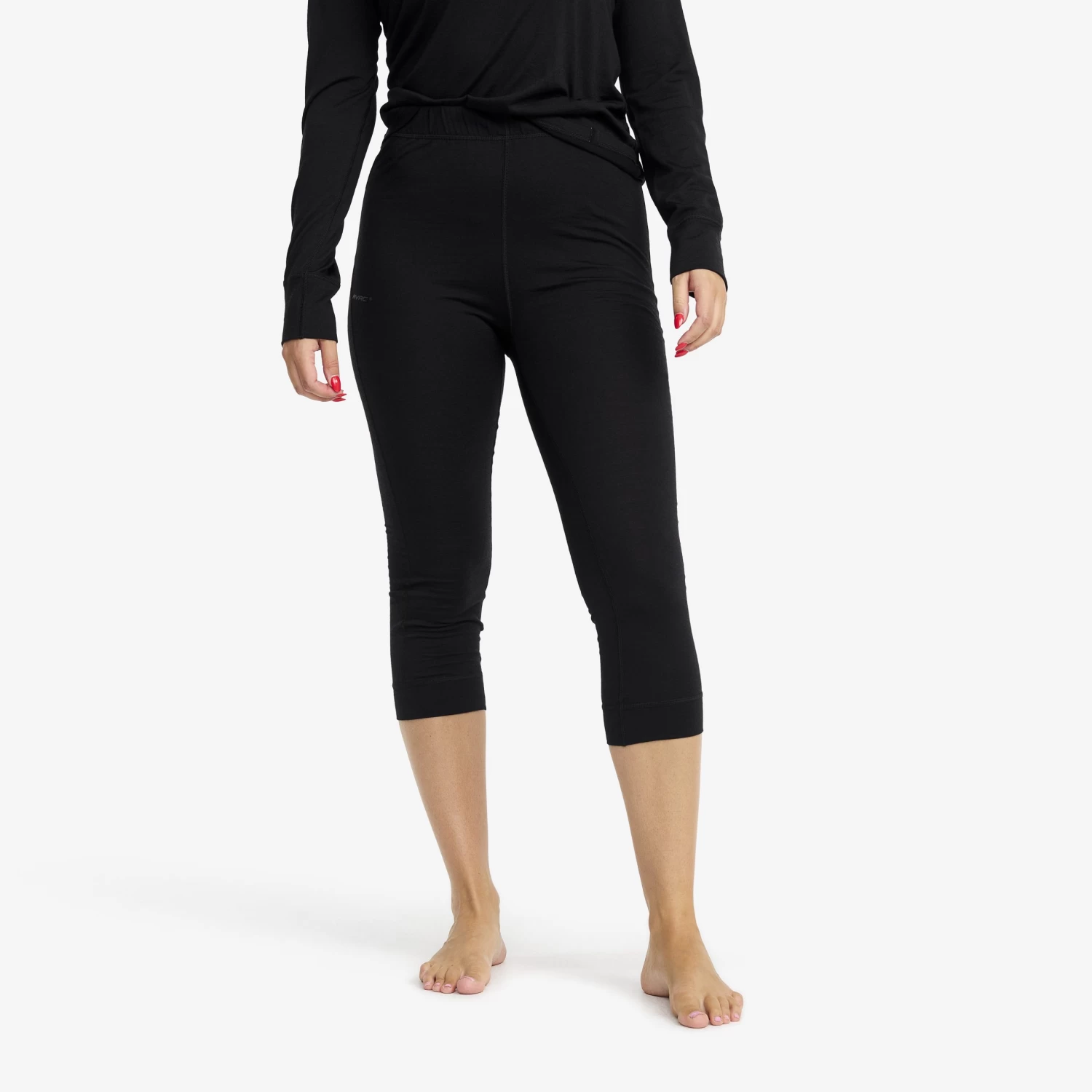 Mount Merino 3/4 Trousers Women Black 3 Mount Merino 3/4 Trousers Women Black