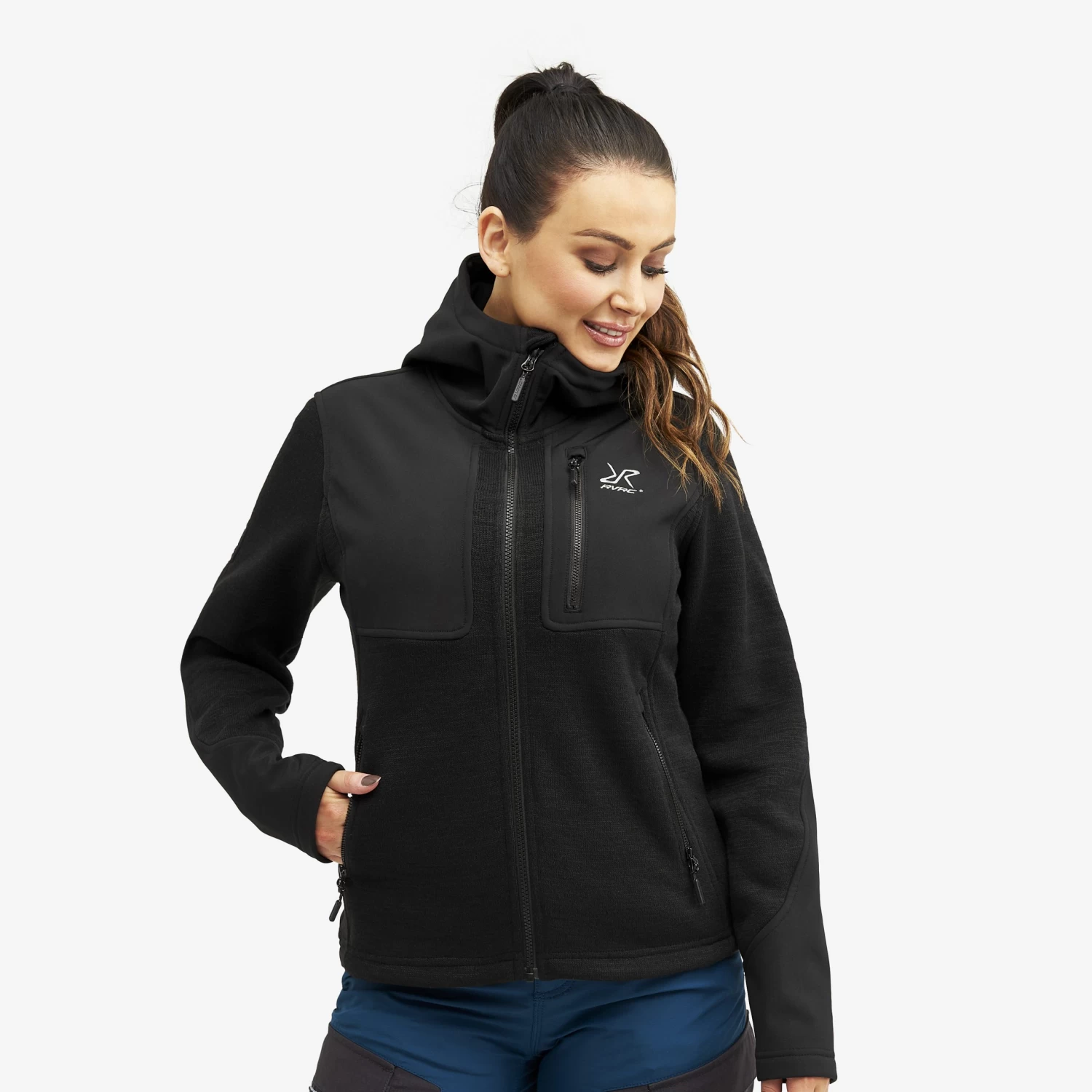 Wander Pro Wool Hoodie Women Charcoal Black 3 Wander Pro Wool Hoodie Women Charcoal Black