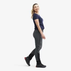 Silence T-zip Trousers Women Iron Grey/Rose -Clothing Sales Store dcac97d4 251a 4404 b1f4 5043ebd7b436