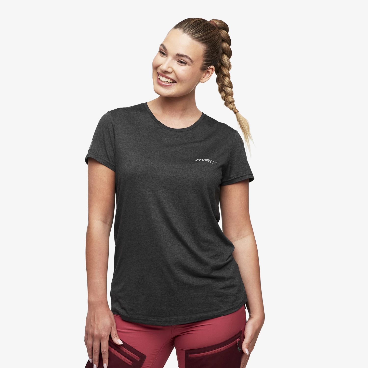 Vagabond Tee Women Black Melange 3 Vagabond Tee Women Black Melange