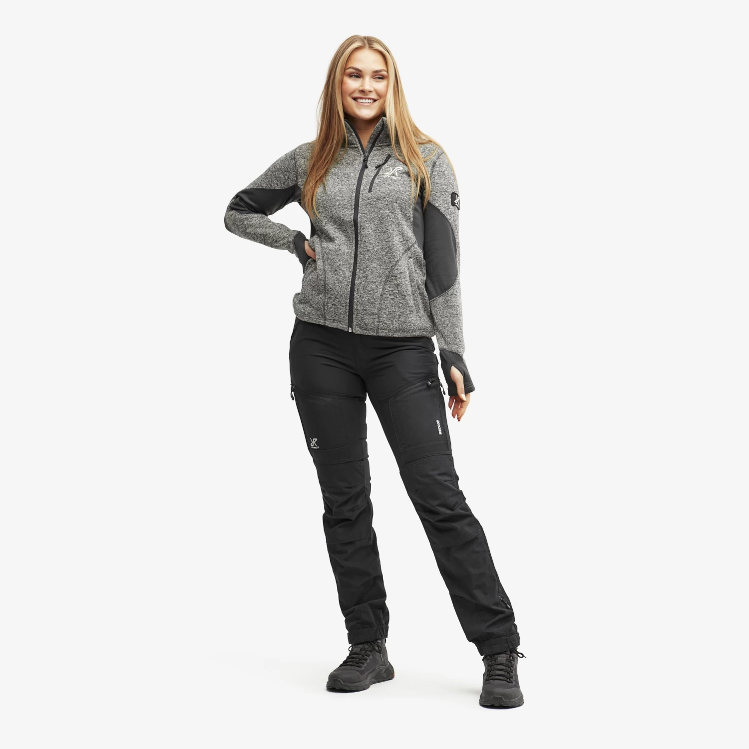 Fusion Fleece Women Anthracite 4 Fusion Fleece Women Anthracite - Image 2