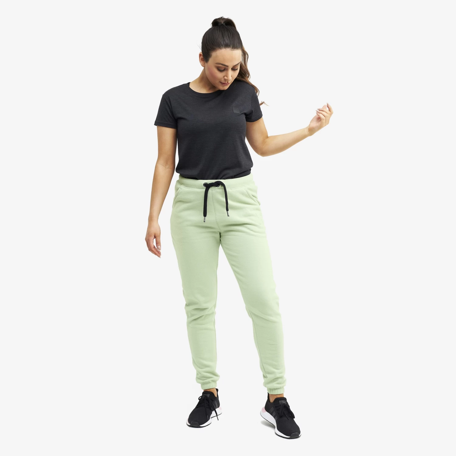 Chill Highwaist Trousers Women Smoke Green 4 Chill Highwaist Trousers Women Smoke Green - Image 2