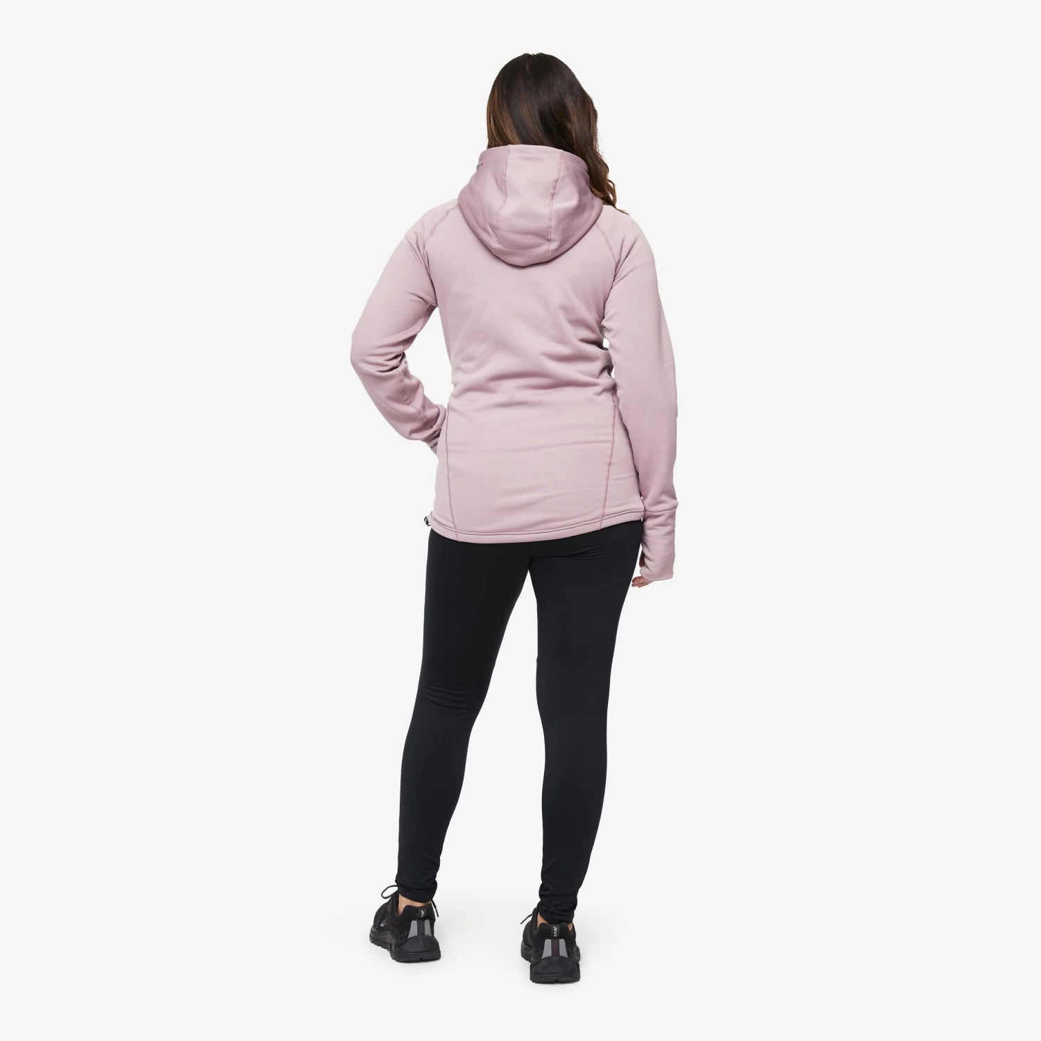 Illusion Hoodie Women Dusty Mauve 5 Illusion Hoodie Women Dusty Mauve - Image 3