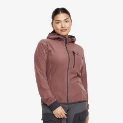 Trekker Hoodie Women Vintage Rose